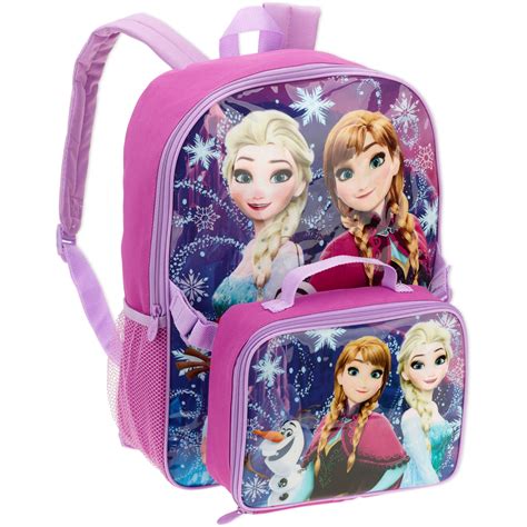 frozen backpack with lunchbox